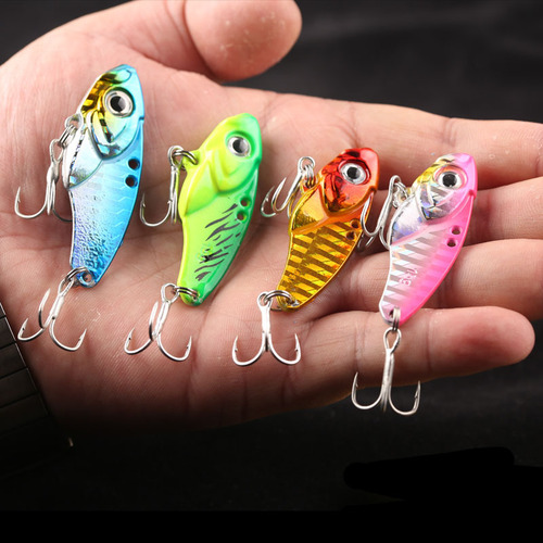 Dahe Metal Lure Bait VIB Fishing Bait Rattlesnake False Bait Bass Tilted Mouth Lua Bait Hard Bait Fishing Bait Wholesale