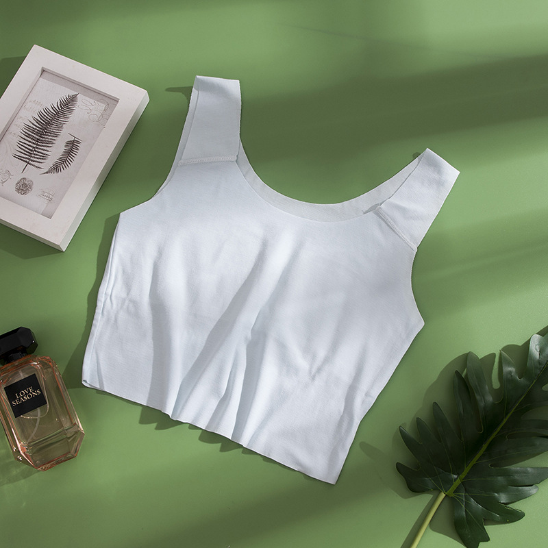 Underwear for Girls in Development Period Female Junior High School Students Senior high school Students Traceless Inner Vest Children Girls' Inner Bra