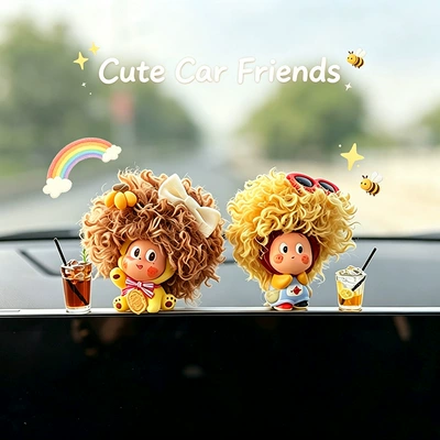 2026 New Style Afro: Car ornaments - afro-geely-pudding-apple-man-2-drinks-free-stickers