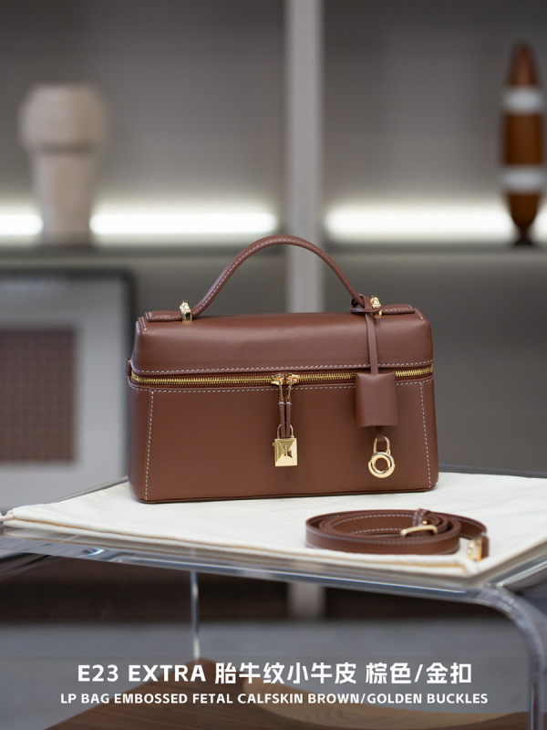 2025 新レトロ牛革 ExtraBag ランチボックスバッグ大容量通勤ポータブルショルダーバッグクロスボディバッグ女性のバッグ|undefined