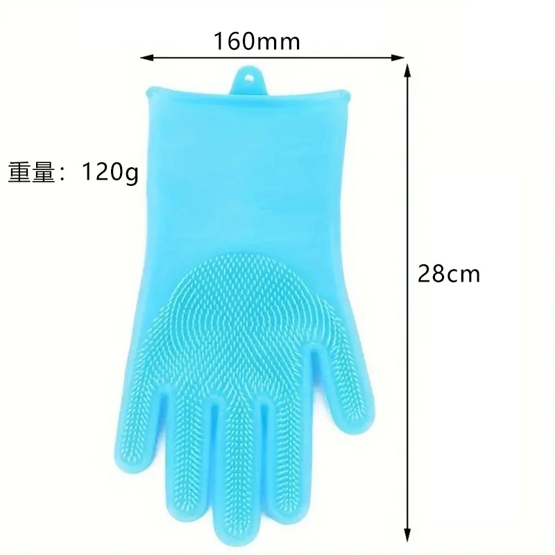 Silicone waterproof gloves, set