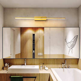 北欧镜前灯led卫浴室现代简约卫生间镜柜灯洗漱台灯洗手池镜灯