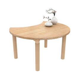 DU2P新款橡胶木幼儿园课桌儿童早教专用桌椅宝宝家用实木学习绘画