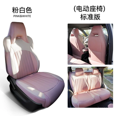 car seat cushion cover, Modelə uyğun (Original) oturacaq örtükləri - standard-pink-white-special-for-seagull-seat-remarks-electric-manual