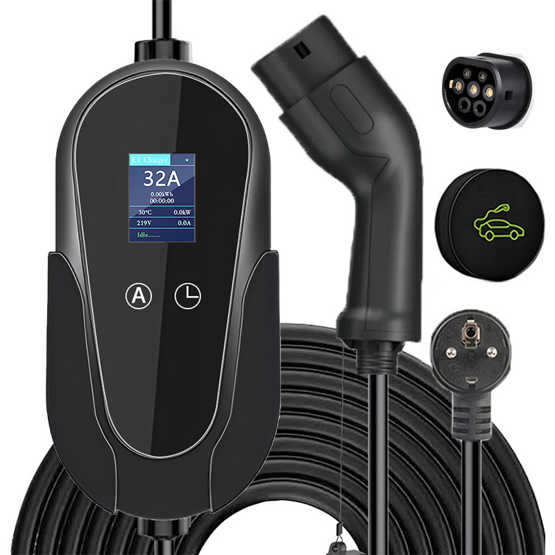 National Standard European Standard 3.5Kw7Kw New Energy Electric Vehicle Charger Ac Portable On-Board Charging Gun