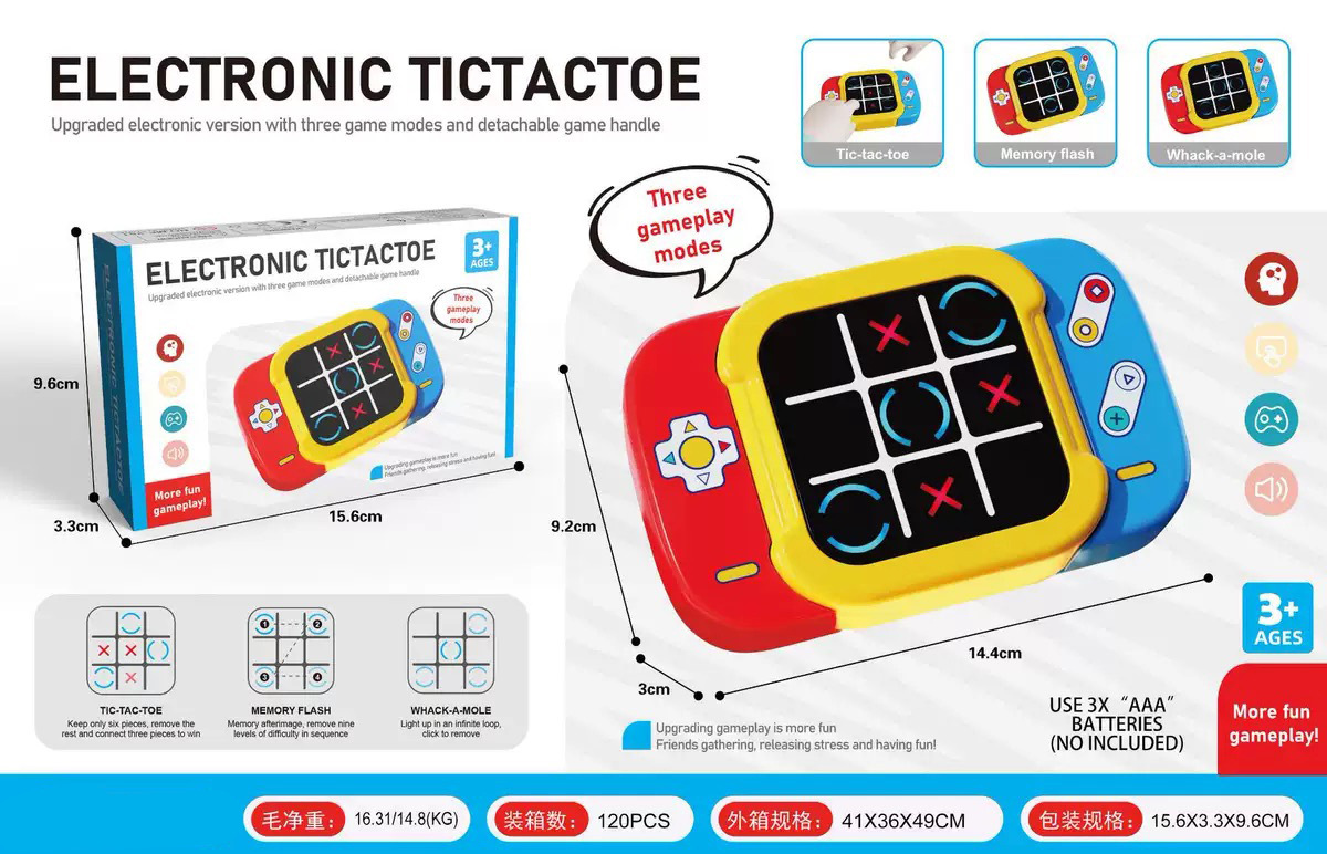Venta caliente transfronteriza educación temprana para niños Ti Tac Tac Tac Tac Gobang tablero de ajedrez todo en uno juguetes de escritorio educativos multifuncionales al por mayor