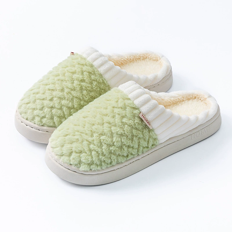 Домашние Slippers зимние нескользящие милые обувные платформы для любимых