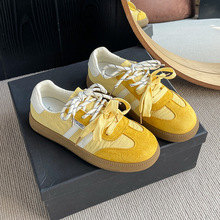 韩版泡芙多巴胺春鞋潮流女鞋2025新款个性洋气软底阿甘鞋女百搭