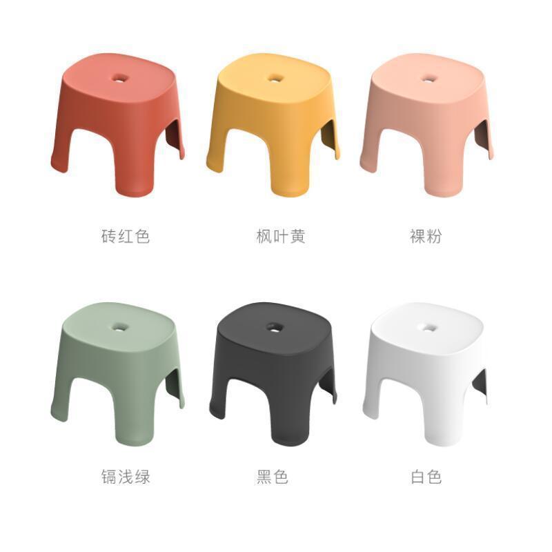 Taburete de plástico engrosado para el hogar, mesa y taburete para niños, sala de estar, silla de plástico, banco de goma Dengzi, taburete bajo, fábrica de taburetes pequeños image 2