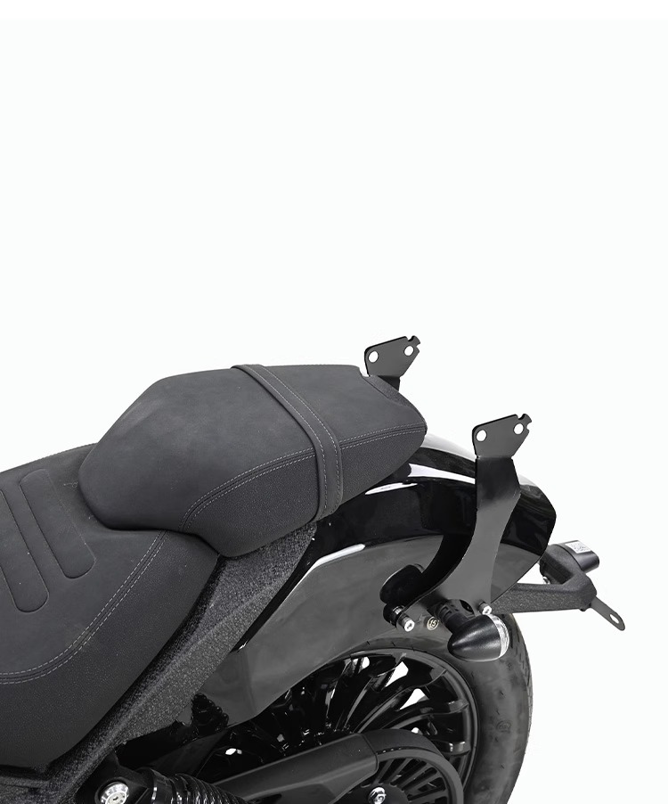 Muscle car Wolf applicable to Benda black flag 500 backrest tail shelf rear tail frame tail wing multifunctional folding backrest modification