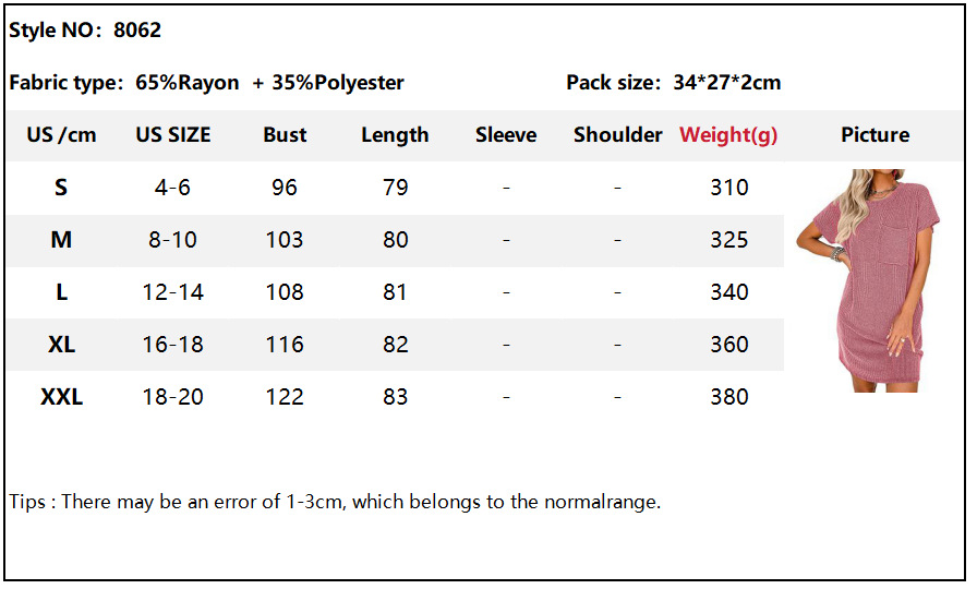 Women Summer Casual Contrast Color Wavy Stripes Short Sleeve Pocket Dress 4 Women Summer Casual Contrast Color Wavy Stripes Short Sleeve Pocket Dress