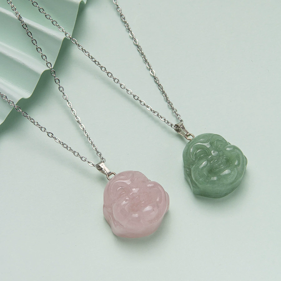 Creative organic agate carved pendant stainless steel, necklace, nail decoration, with gem