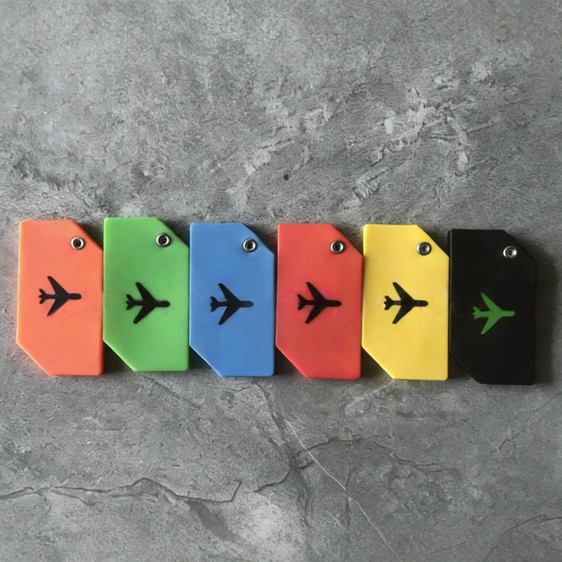 Factory Silicone Pvc Luggage Tags for Handbags, Travel Suitcases, Airplane Boarding Passes, Identification, Checked Baggage, and Anti-Loss Tags
