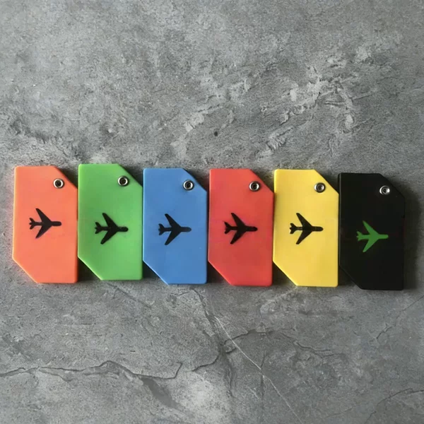 Factory Silicone Pvc Luggage Tags for Handbags, Travel Suitcases, Airplane Boarding Passes, Identification, Checked Baggage, and Anti-Loss Tags