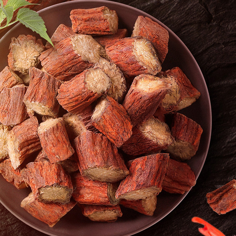 Dried Danshen Red Sage Root Slices Dan Shen Salvia miltiorrhiza TCM Herbal Tea and Decoction Pieces Bulk quality and texture