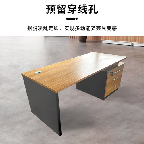 Computer desk desktop desk home bedroom study table student small desk simple with cabinet foreign trade direct supply desk