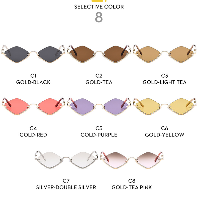 Casual Solid Color Ac UV400 Protection Polygon Full Frame Women's Sunglasses display picture 9