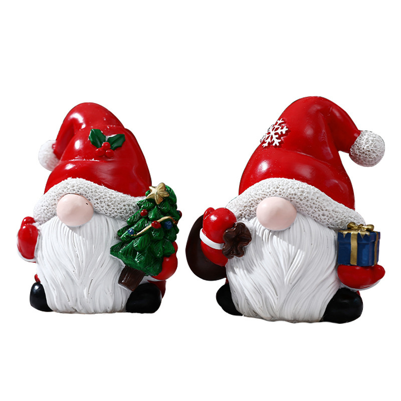 クリスマスのサンタクロースは装飾シーンのアイデアを飾っています。|undefined