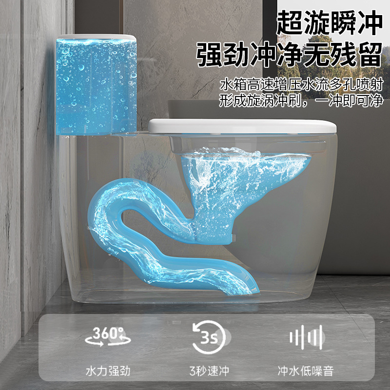 Chaozhou inodoro personalizado al por mayor nuevo tipo de sifón de gran calibre asiento inodoro cerámica fábrica de inodoro de asiento comercio exterior transfronterizo