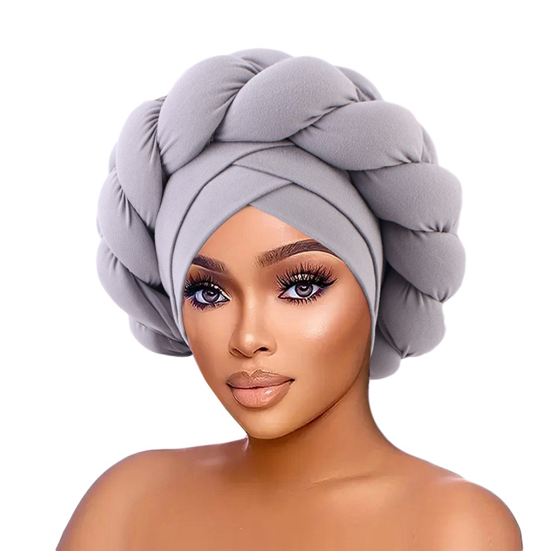 S three-dimensional sponge twist head scarf Hat African hat ethnic…