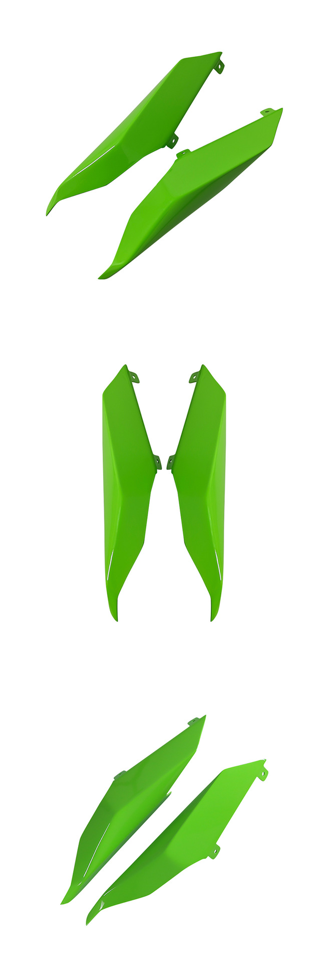 Applicable Kawasaki ZX-4R ZX-25R/SE ZX-4RR rear tail aft fairing spoiler aft wing fitting