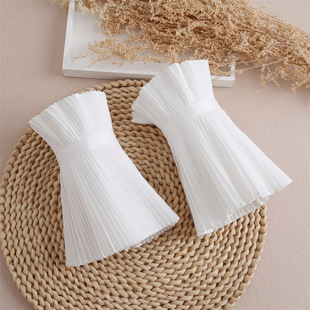 Mesh lace accessories lace elegant Chanel style three-dimensional lace decorative cuff fake collar