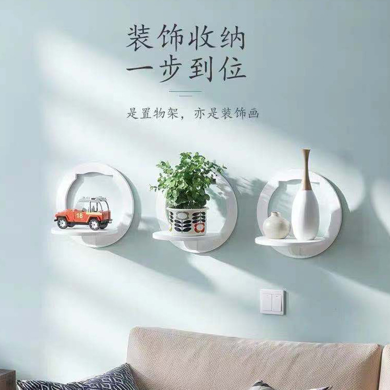 Montado en la pared libre de perforación estante de la pared baño esquina partición de la cocina de almacenamiento de la decoración del restaurante maceta fabricante de rack