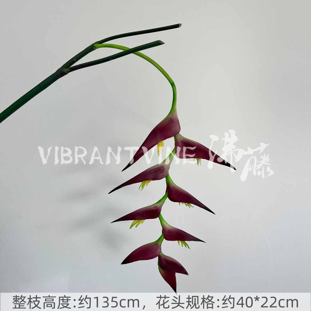 Púrpura de la boda flor artificial salón de bodas Camino de plomo techo arreglo floral Hotel Bienvenido arco piso decorativo flor artificial