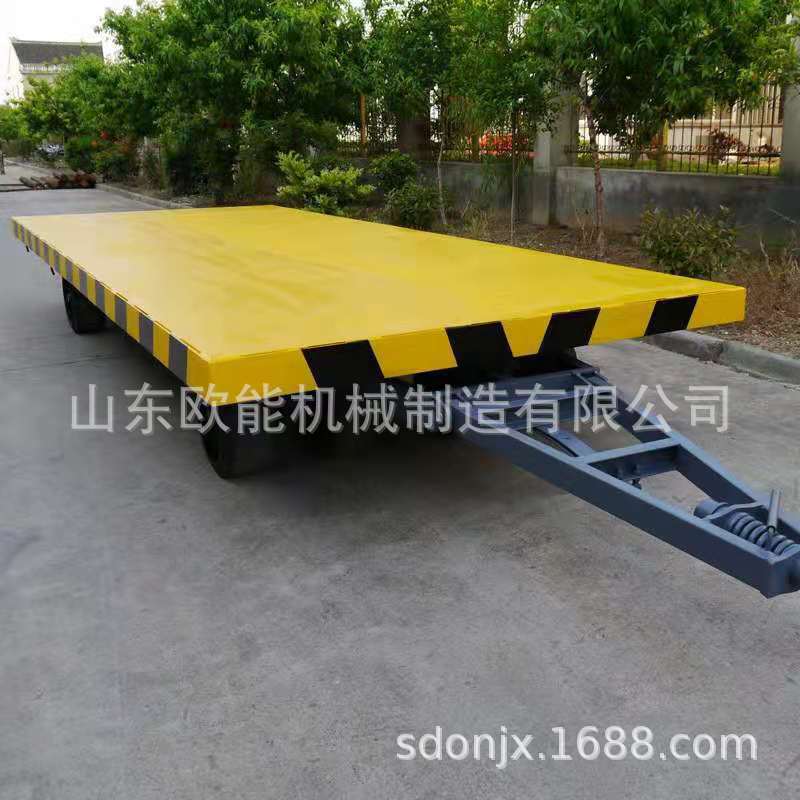 板车  厂区牵引平板拖车 挂车  重型转运装载机械