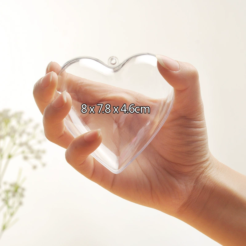 Christmas decoration ball acrylic plastic transparent ball shopping mall window decoration hanging ball hollow transparent Christmas ball
