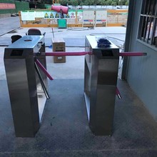三辊闸人行通道闸 小区动态人脸识别门禁系统 工地闸机摆闸