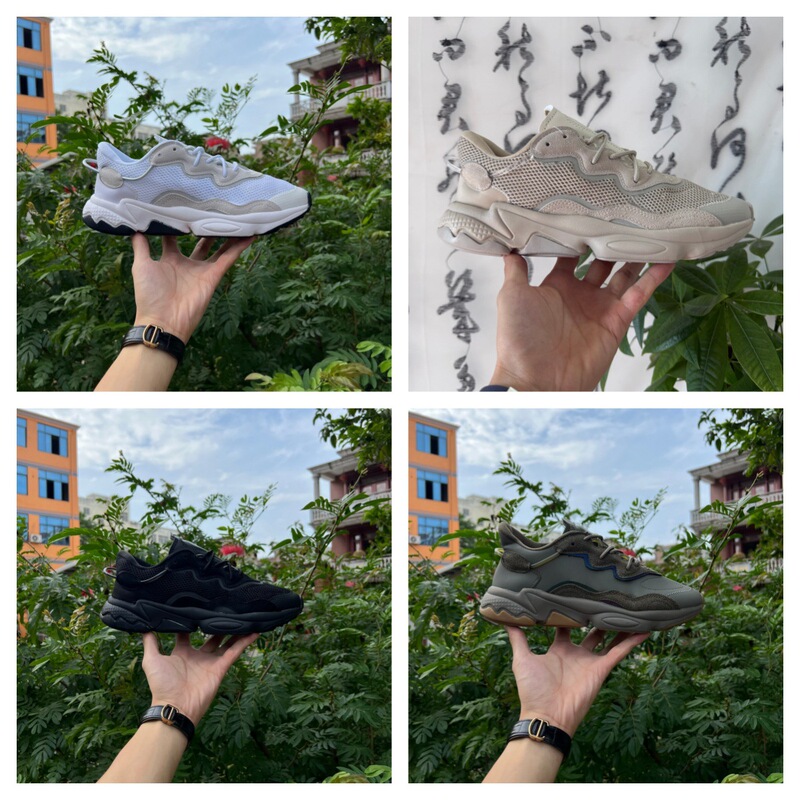 Putianals Ozweego Simplified Coconut Reflective Surface Water Pipe Retro Dad Shoes