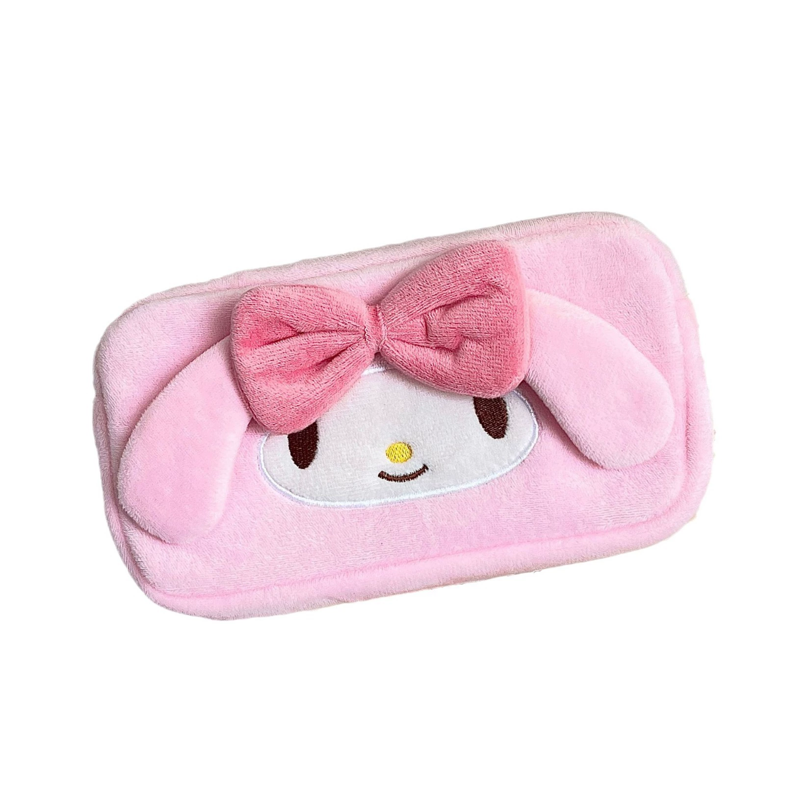 Плюшевый пенал (Sanrio) 20×14×6 см, 3D персонаж, косметичка‑органайзер