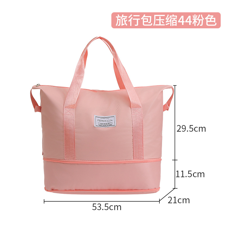 Bolsa de Almacenamiento de Viaje Compresible de Poliéster Plegable para Ropa y Artículos de Tocador