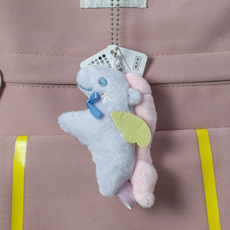 日系リラックマ20周年デパート店長ストラップ人形かわいい熊ミニぬいぐるみリュックサック飾り