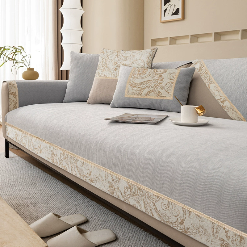 Universal cream non-slip sofa, new collection