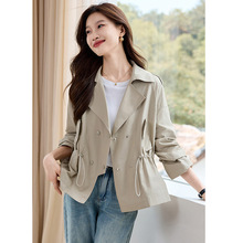 夹克风衣女士2024秋季新款上衣春秋薄款短款外套女