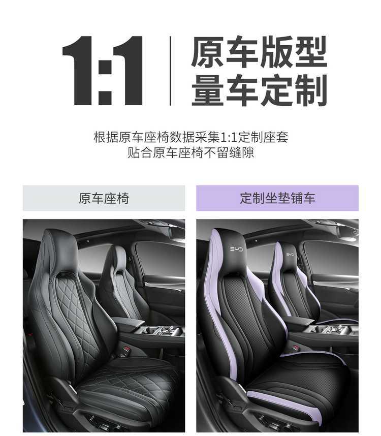 2025 BYD Sea Lion 07DMI/Sea Lion 07EV Special Car Seat Covers, Smart Navigation Version, All-Inclusive Four-Season Cushions