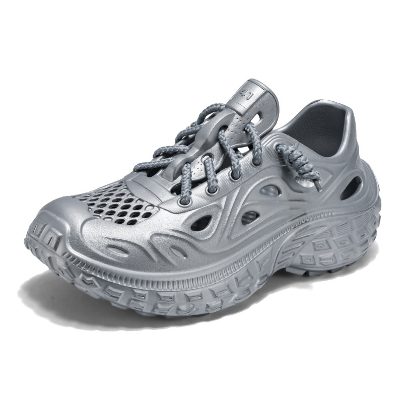 Sandalias de fondo de neumático para hombre verano nuevo estilo exterior antideslizante juvenil deportes al aire libre suela gruesa zapatos de playa resistentes al desgaste al por mayor image 8