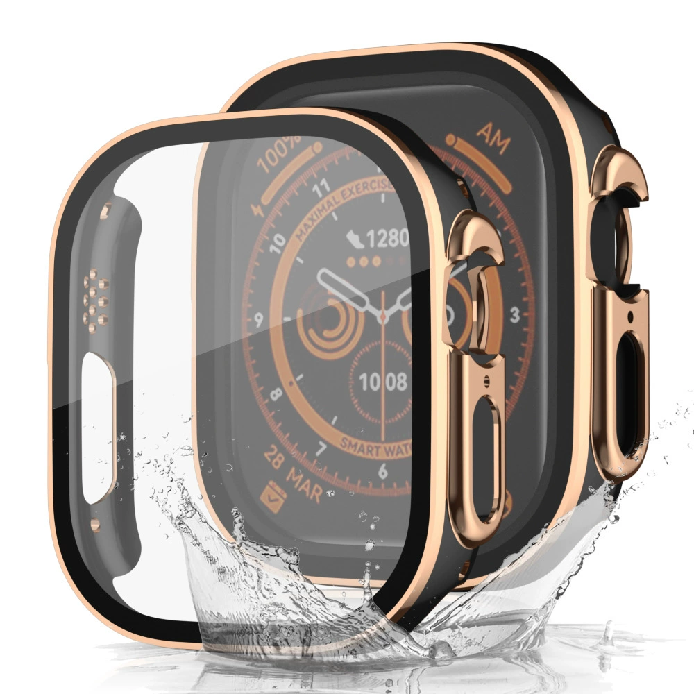 Защитный чехол для iWatch7/8, защитный чехол Apple Watch Ultra, защитный двуцветный цельный чехол