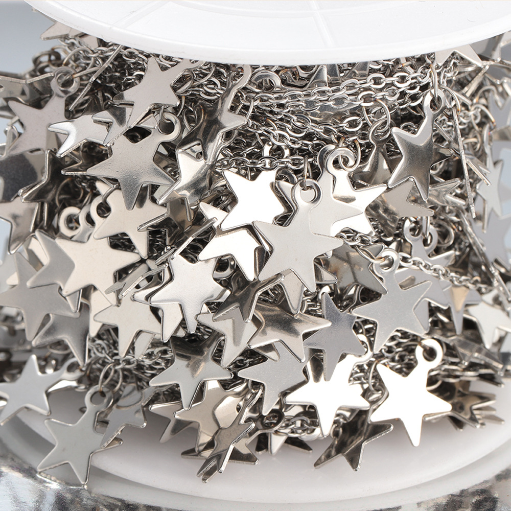 Plating Design Basic, Simple Style Style 1 Piece 304 Stainless Steel DIY Chain Chain