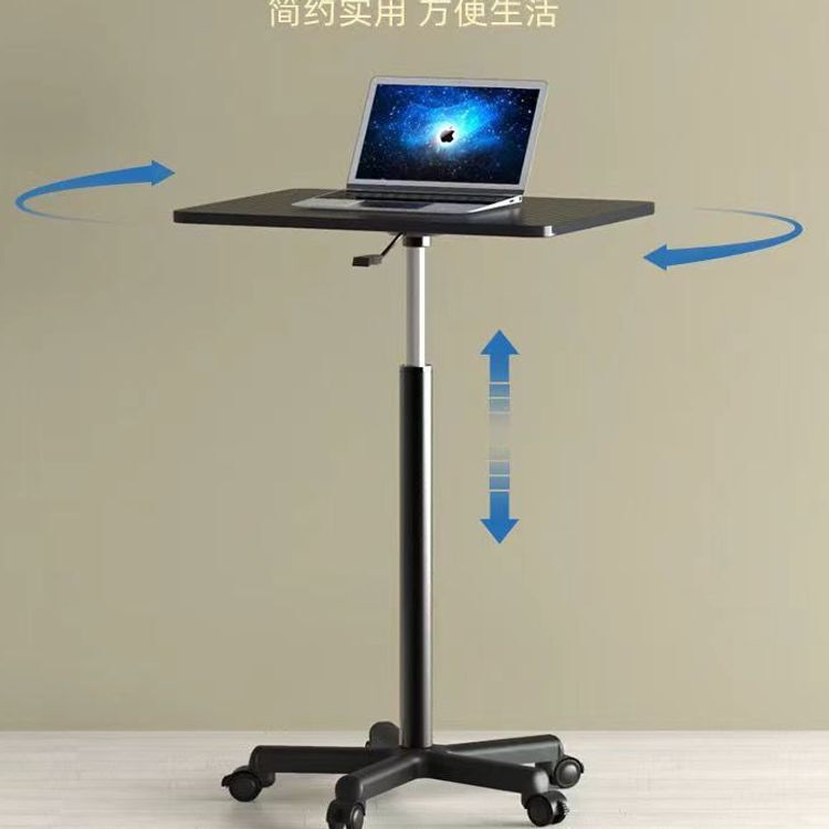 New Movable Lifting Table Standing Workbench Sofa Bedside Table Mobile Computer Table Writing Desk Desk