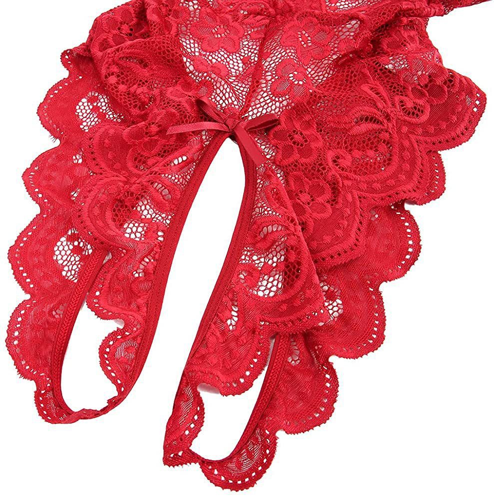 70g Weight Sexy Feel Of Sensation Sleeveless Sleeve Length Sexy Lingerie, Pajamas Lingerie Type Nylon, Lace Fabric Type Jumpsuit Bra Style 1 Set Quantity Strap Neckline Slim Fit Type Solid Color Pattern 3/4 Cup Bra Cup All Seasons Season Women's Gender Women's Solid Color Jumpsuit Sexy Lingerie Pajamas 12