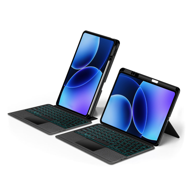Suitable for Xiaomi Tablet 8 Magic Keyboard Mi Pad7 Tablet 6Pro Bluetooth Keyboard Case Horizontal and Vertical Stand Protective Cover