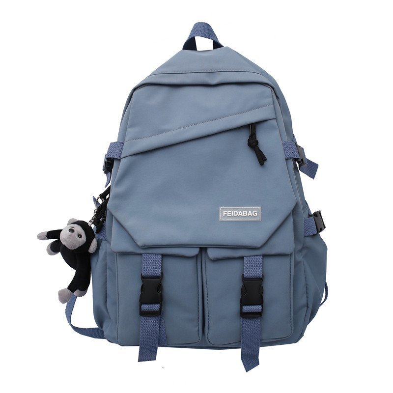 Versión coreana de la mochila informal de estudiante estilo Sen, de gran capacidad, mochila de Instagram de alta gama._voghion.com