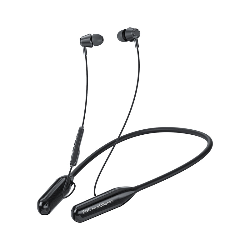 Neck-hanging wireless Bluetooth headset noise reduction HIFI incoming call number long endurance low delay in-ear Sports Headset