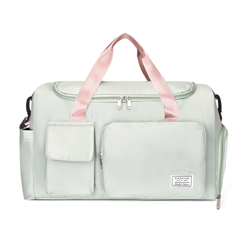 Bolsa de gimnasio para natación y Yoga, bolsa de maternidad repelente al agua de gran capacidad, bolsa de viaje con separación de ropa seca y húmeda, novedad de 2025