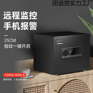 Oss Safe for Home Use/Fingerprint Password Safe, Small Anti-Theft In-Wall Wardrobe Money Box for Indoor Use