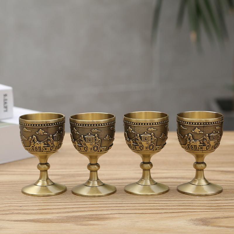 retro wineglass for home use