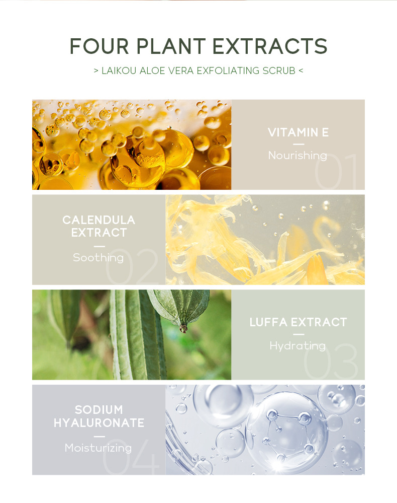 Cross-border Laicome Body Scrub 350g Pore Cleansing and keratin rejuvenation skin care products wholesale manufacturer supply undefined